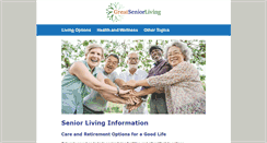 Desktop Screenshot of greatseniorliving.com