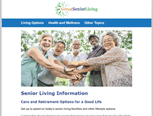 Tablet Screenshot of greatseniorliving.com